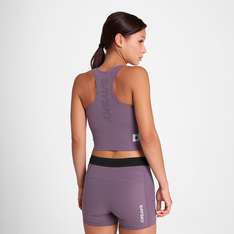 SAYSKY Flow Race Crop Top SPORTS-BH 711 - PURPLE