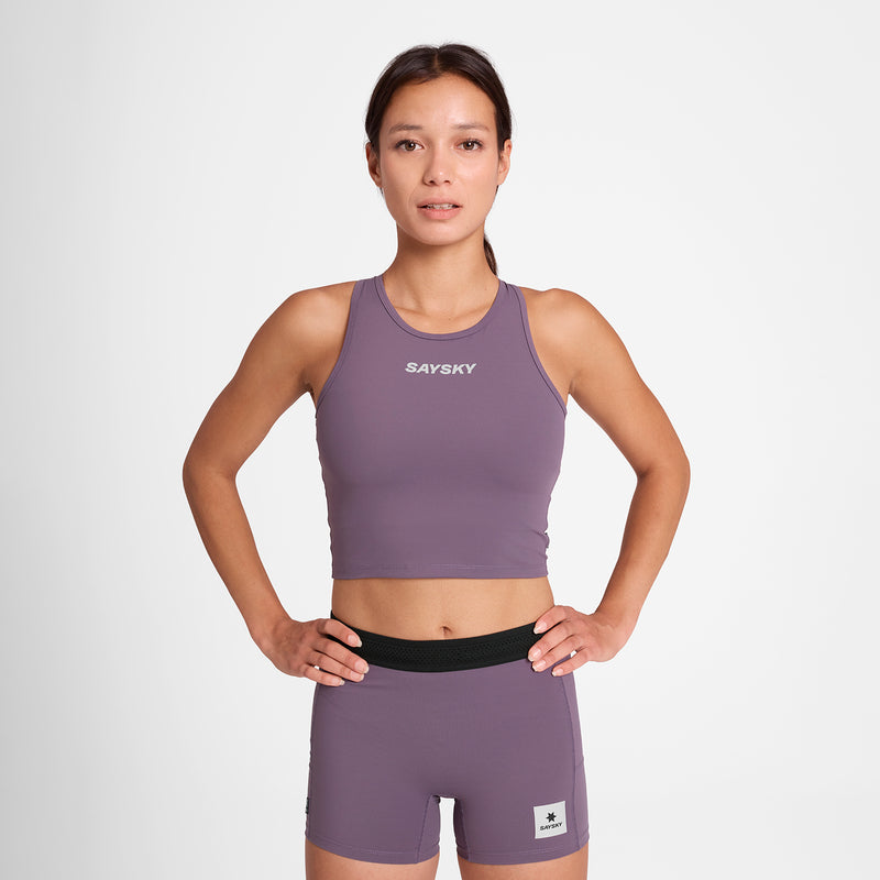 SAYSKY Flow Race Crop Top SPORTS-BH 711 - PURPLE