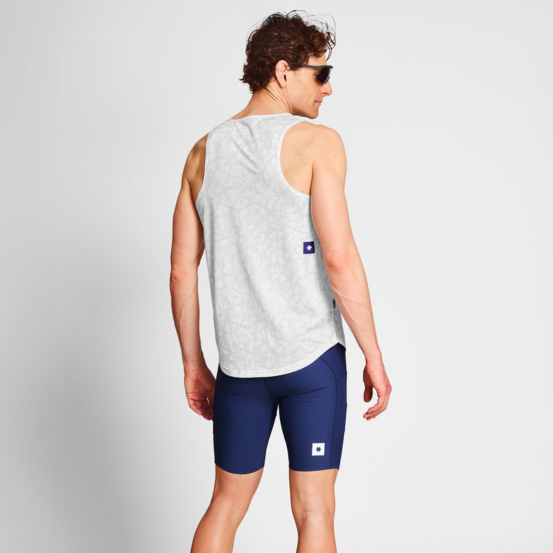 SAYSKY Flower Combat Singlet SINGLETTER 1030 - WHITE AOP