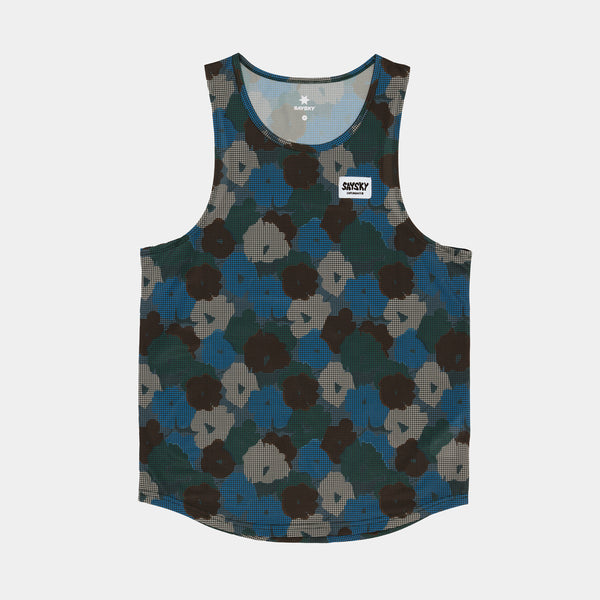 SAYSKY Flower Combat Singlet SINGLETTER 1046 - BLUE AOP
