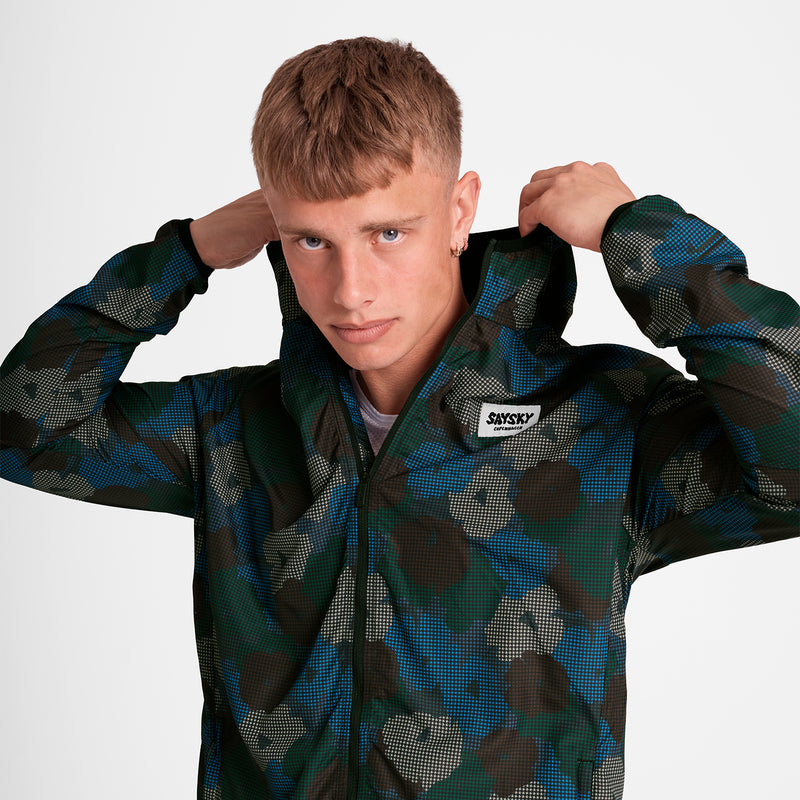 SAYSKY Flower Pace Jacket JAKKER/VESTE 1046 - BLUE AOP