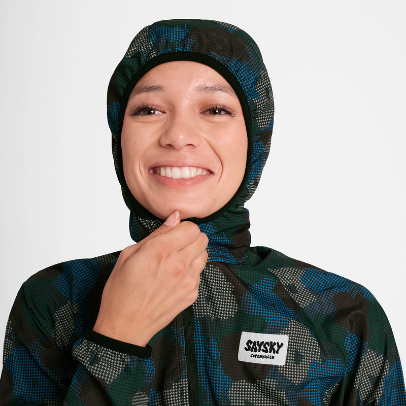 SAYSKY Flower Pace Jacket JAKKER/VESTE 1046 - BLUE AOP