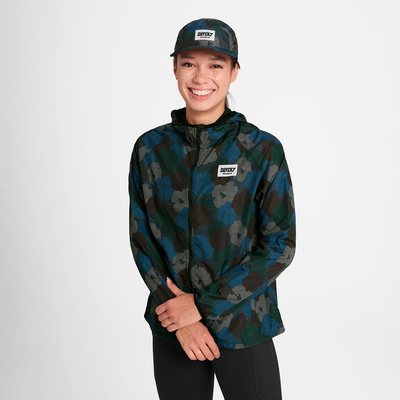 SAYSKY Flower Pace Jacket JAKKER/VESTE 1046 - BLUE AOP