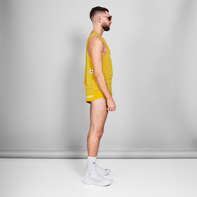 SAYSKY Logo Combat Pro Singlet SINGLETTER 4007 - YELLOW