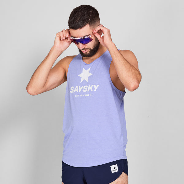 SAYSKY Logo Combat Pro Singlet SINGLETTER 7008 - PURPLE MELANGE