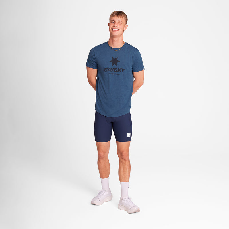 SAYSKY Logo Combat Pro T-shirt T-SHIRTS 2012 - BLUE