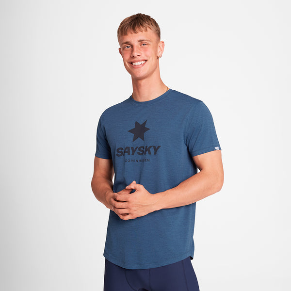 SAYSKY Logo Combat Pro T-shirt T-SHIRTS 2012 - BLUE
