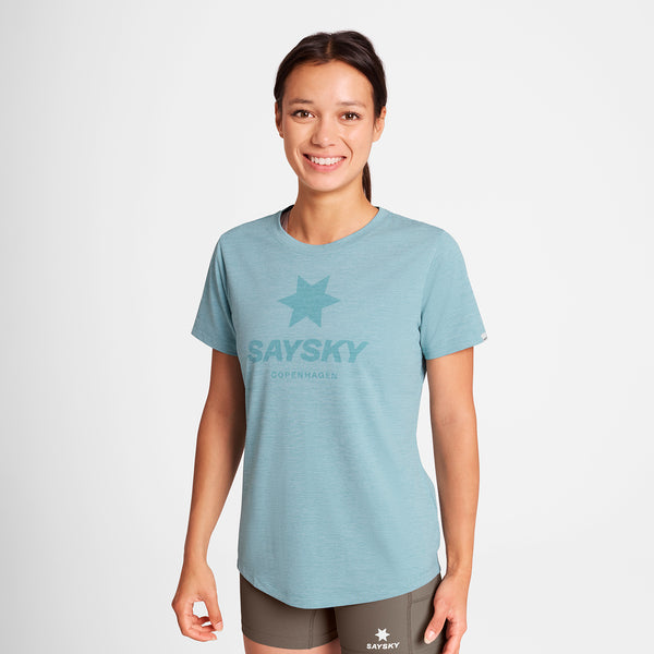 SAYSKY Logo Combat Pro T-shirt T-SHIRTS 2013 - BLUE