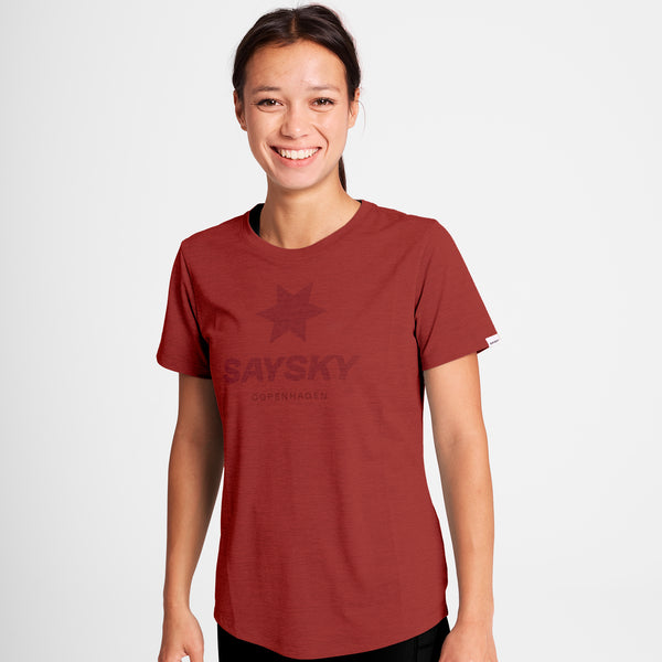 SAYSKY Logo Combat Pro T-shirt T-SHIRTS 5007 - RED