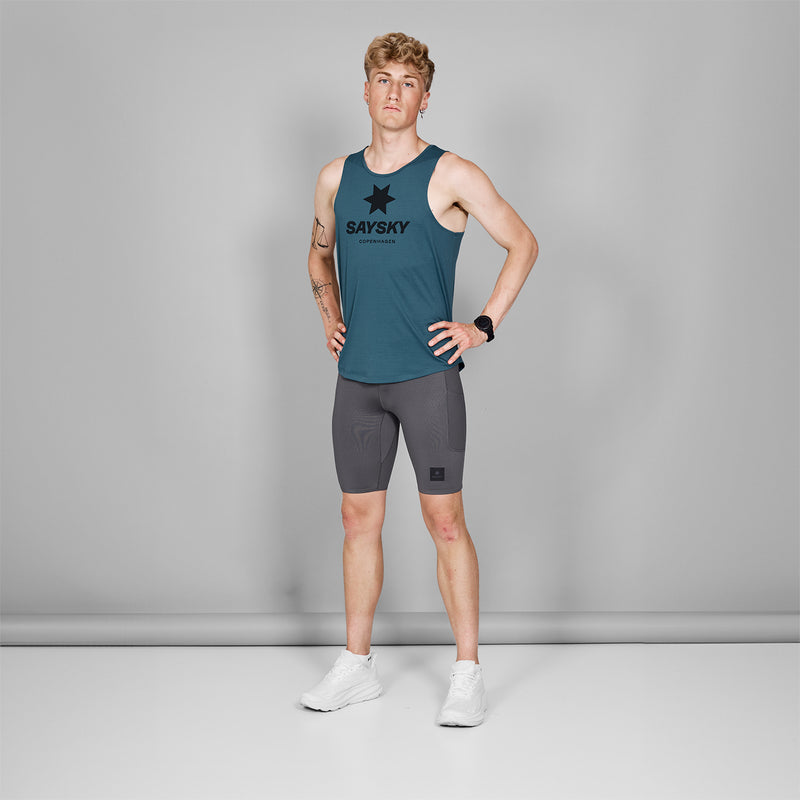 SAYSKY Logo Combat Pro Singlet SINGLETTER 2008 - BLUE