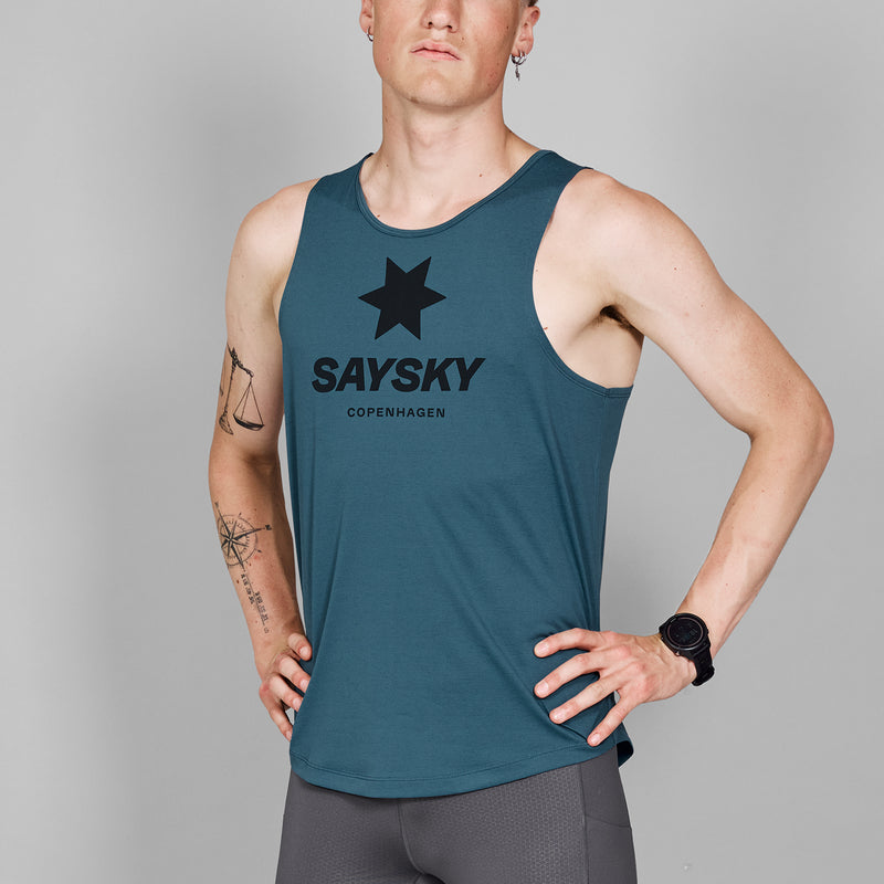 SAYSKY Logo Combat Pro Singlet SINGLETTER 2008 - BLUE