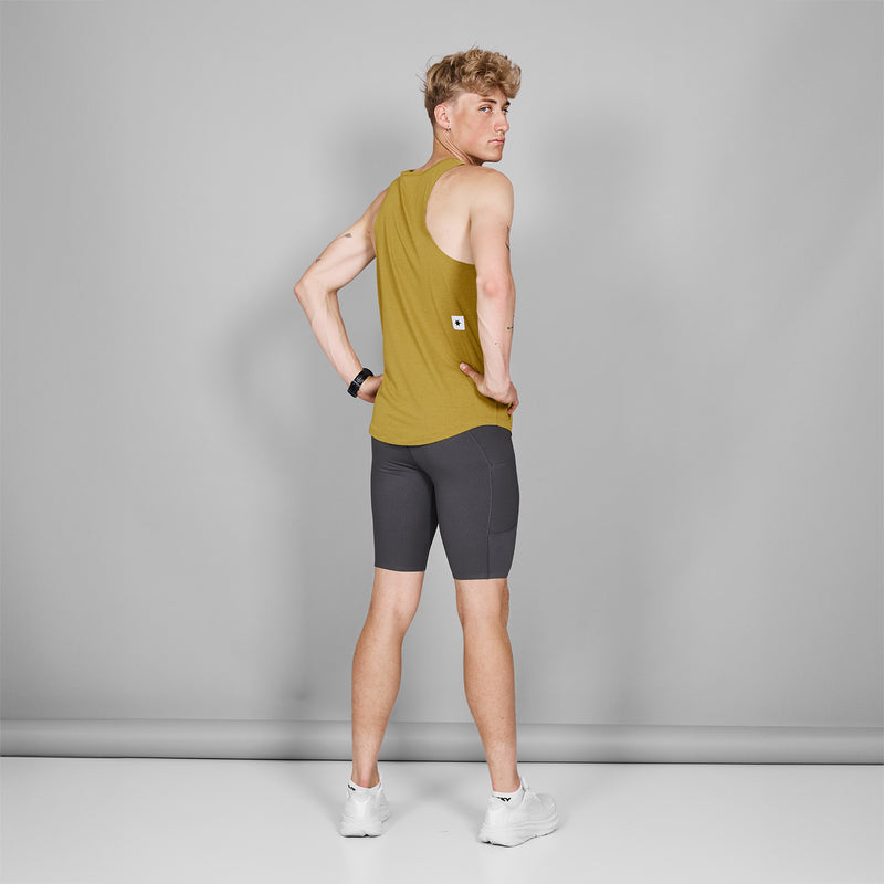 SAYSKY Logo Combat Singlet SINGLETTER 4006 - YELLOW MELANGE