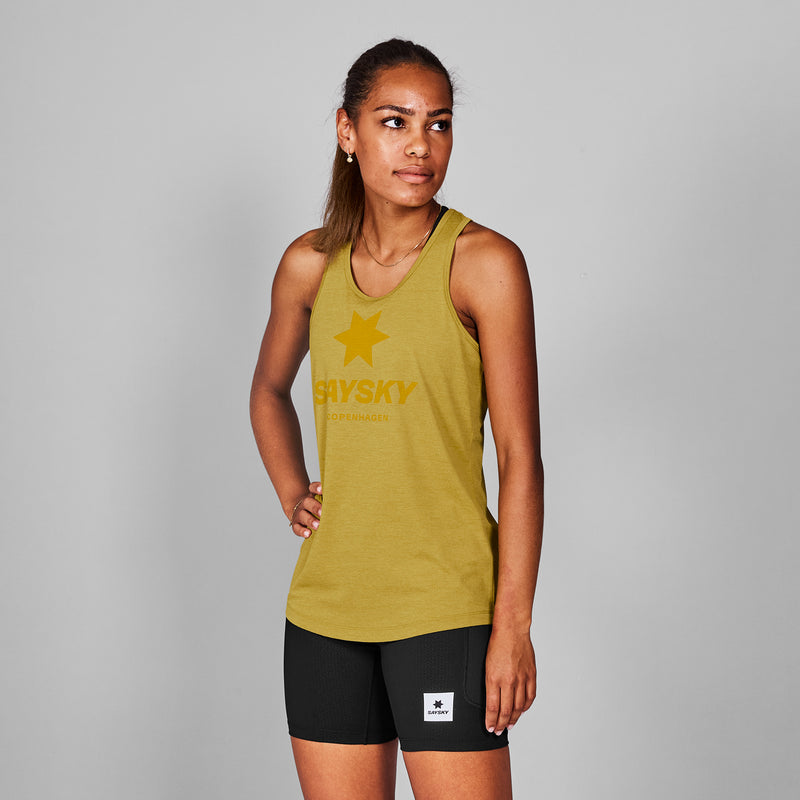 SAYSKY Logo Combat DELTAPEAK® Singlet SINGLETTER 4006 - YELLOW MELANGE