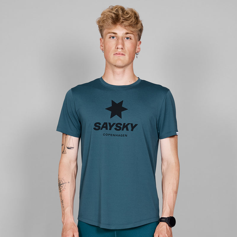 SAYSKY Logo Combat Pro T-shirt T-SHIRTS 2008 - BLUE