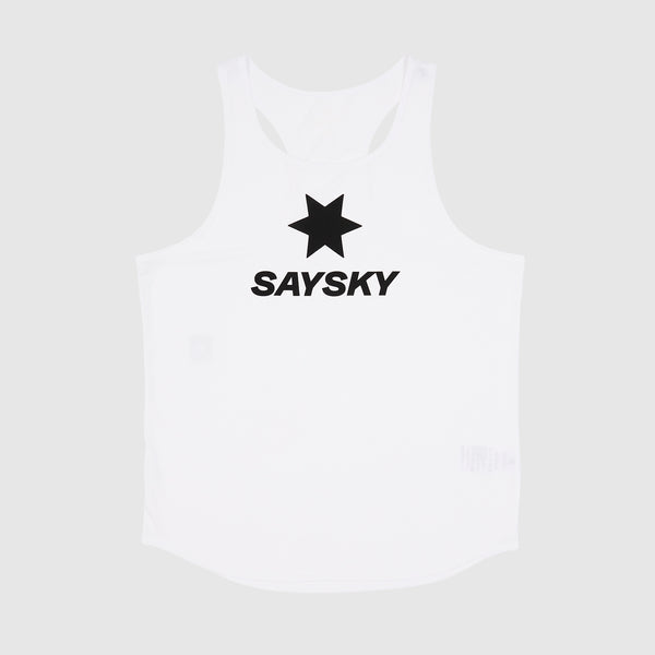 SAYSKY Logo Flow Singlet SINGLETTER 101 - WHITE