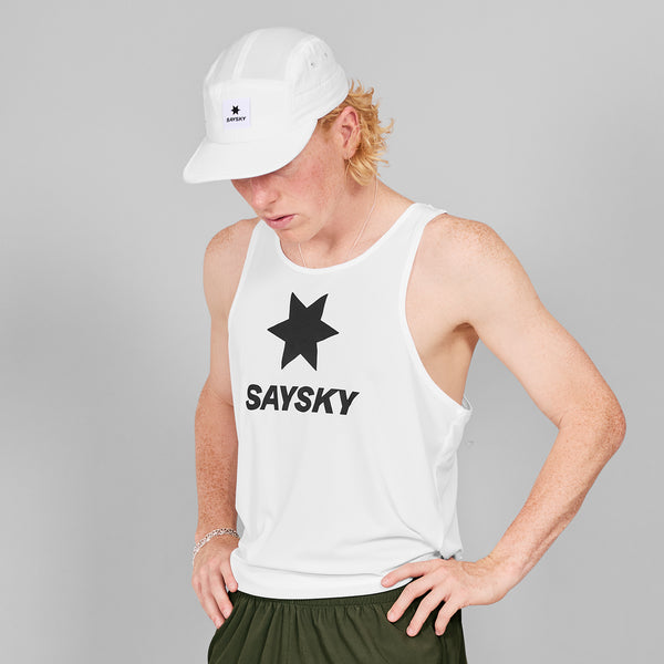 SAYSKY Logo Flow Singlet SINGLETTER 101 - WHITE