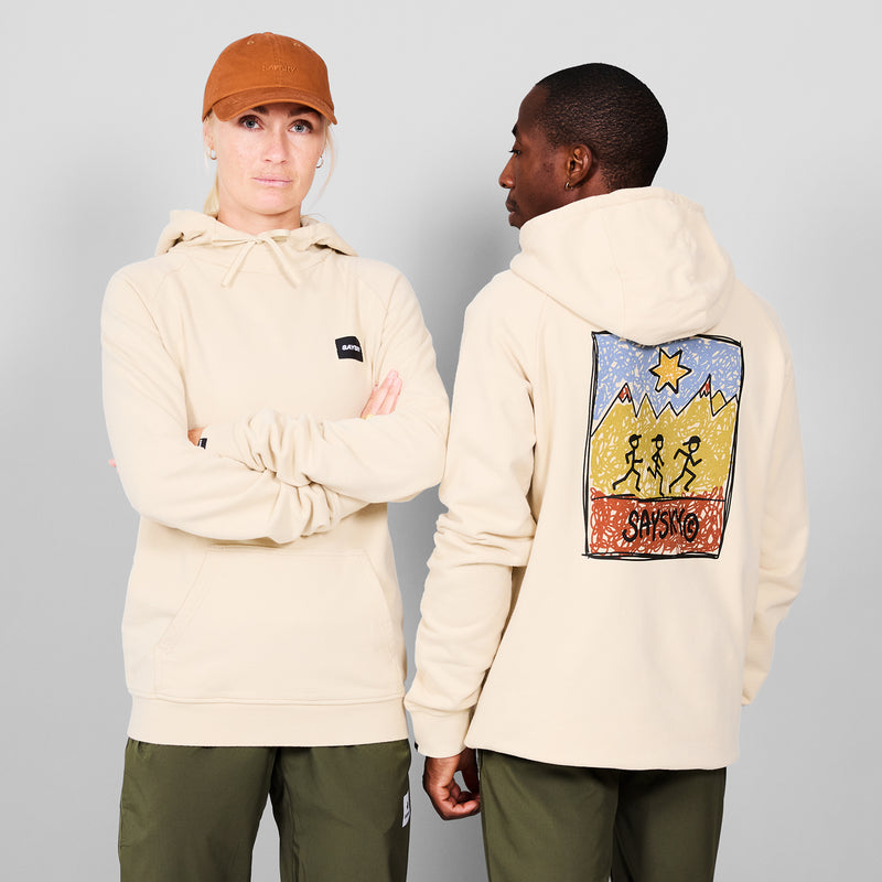 SAYSKY Logo Hoodie SWEATSHIRTS 103 - BEIGE