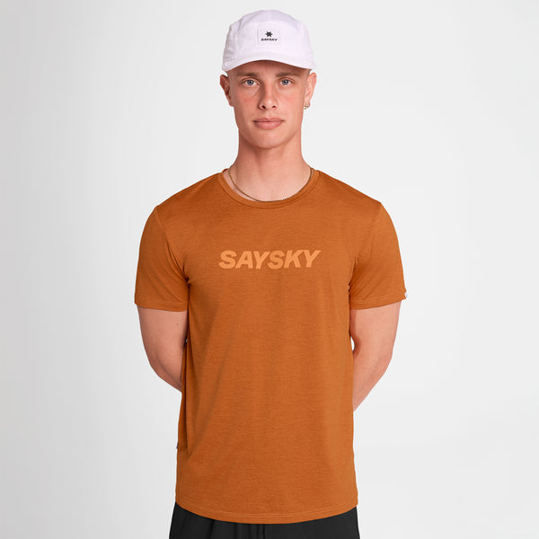 SAYSKY Logo Pace T-Shirt T-SHIRTS 4008 - ORANGE