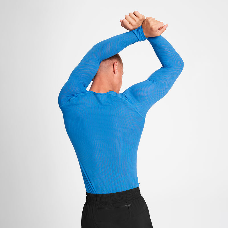 SAYSKY Mesh Base Layer Longsleeve LONG SLEEVES 220 - BLUE