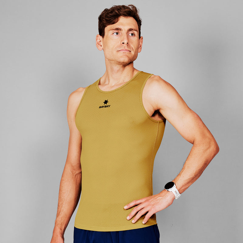 SAYSKY Mesh Base Layer Singlet SINGLETTER 409 - YELLOW