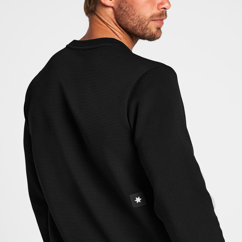 SAYSKY Motion Tech Crew Neck SWEATSHIRTS 901 - BLACK