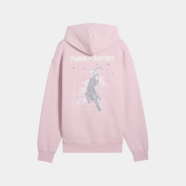 SAYSKY PUMA X SAYSKY HOODIE SWEATSHIRTS 504 - PINK