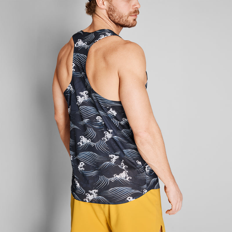 SAYSKY PUMA X SAYSKY SINGLET SINGLETTER 1013 - BLUE AOP