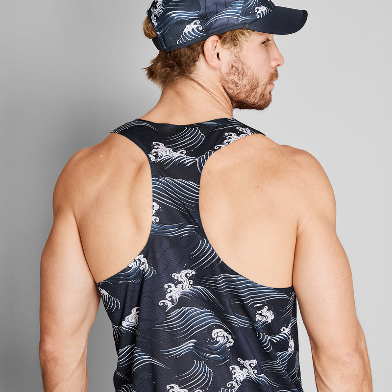 SAYSKY PUMA X SAYSKY SINGLET SINGLETTER 1013 - BLUE AOP