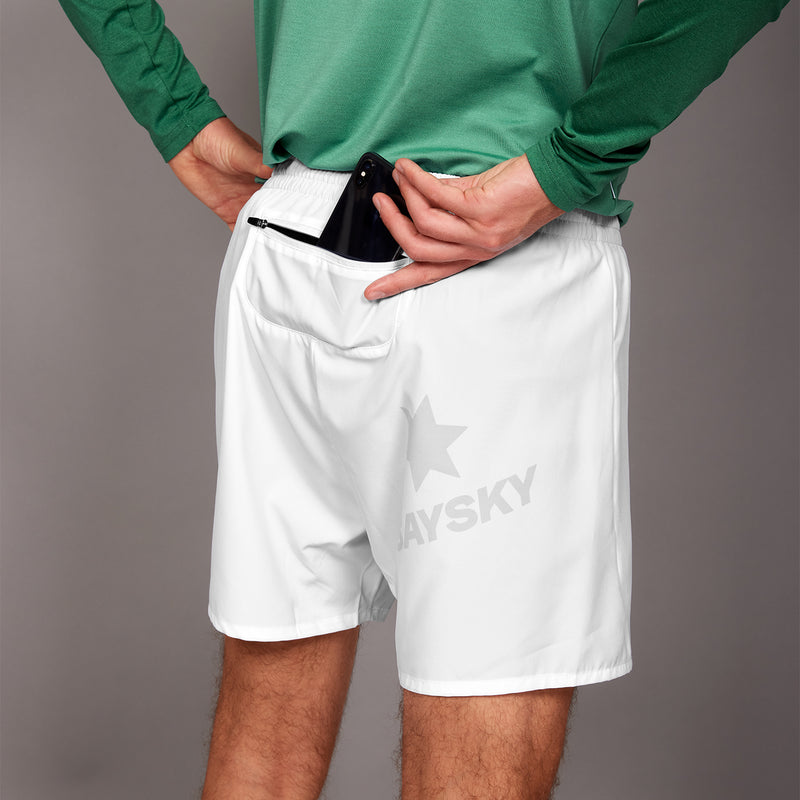 SAYSKY Pace Shorts 5'' SHORTS 101 - WHITE