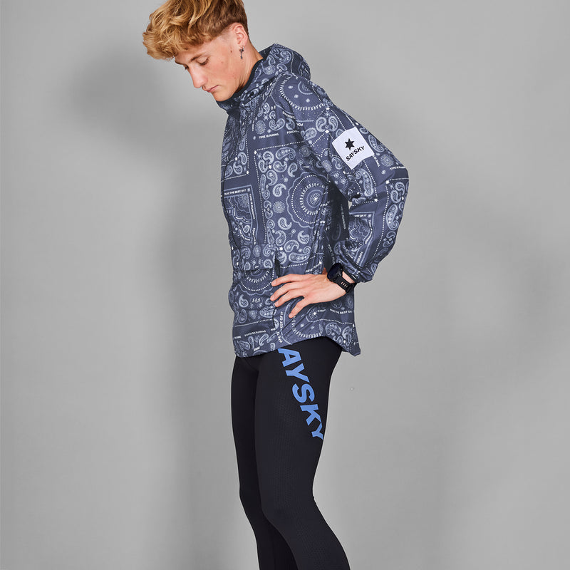 SAYSKY Paisley Pace Anorak JAKKER/VESTE 1020 - BLUE PAISLEY AOP