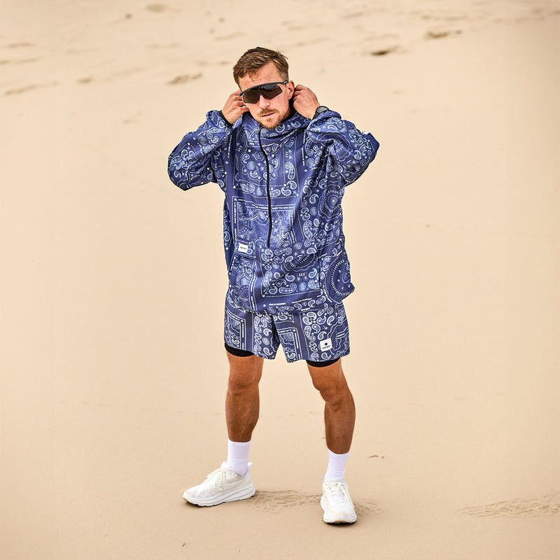 SAYSKY Paisley Pace Anorak JAKKER/VESTE 1020 - BLUE PAISLEY AOP