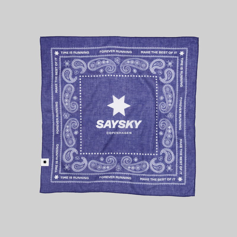 SAYSKY Paisley Scarf TILBEHØR 207 - BLUE