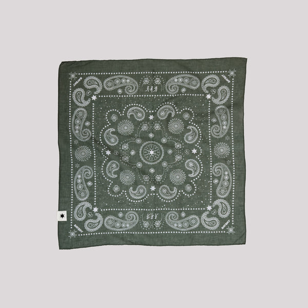 SAYSKY Paisley Scarf TILBEHØR 301 - GREEN