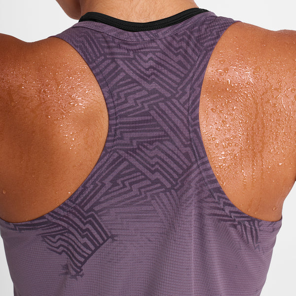 SAYSKY Reactive Flow Singlet SINGLETTER 1053 - PURPLE AOP