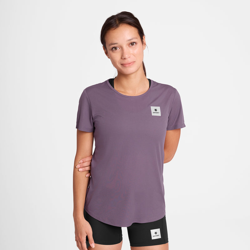 SAYSKY Reactive Flow T-Shirt T-SHIRTS 1053 - PURPLE AOP