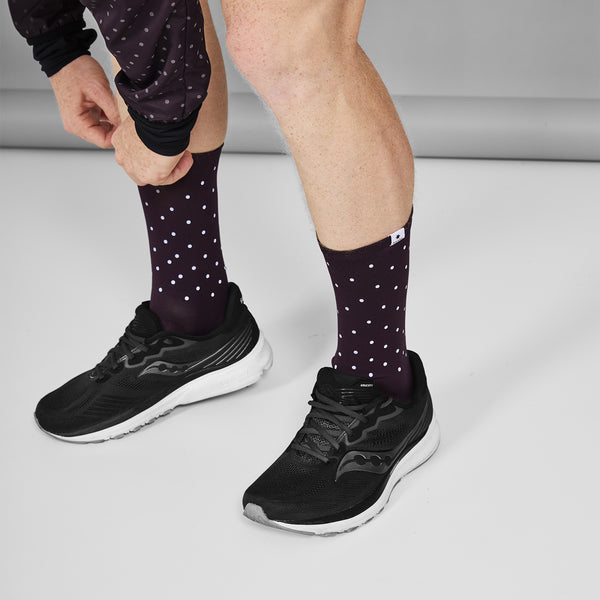 SAYSKY Reflective High Combat Socks 300 SOKKER 708 - PURPLE