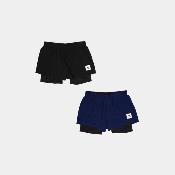 2 in 1 Pace Shorts 3" - 2 Pack