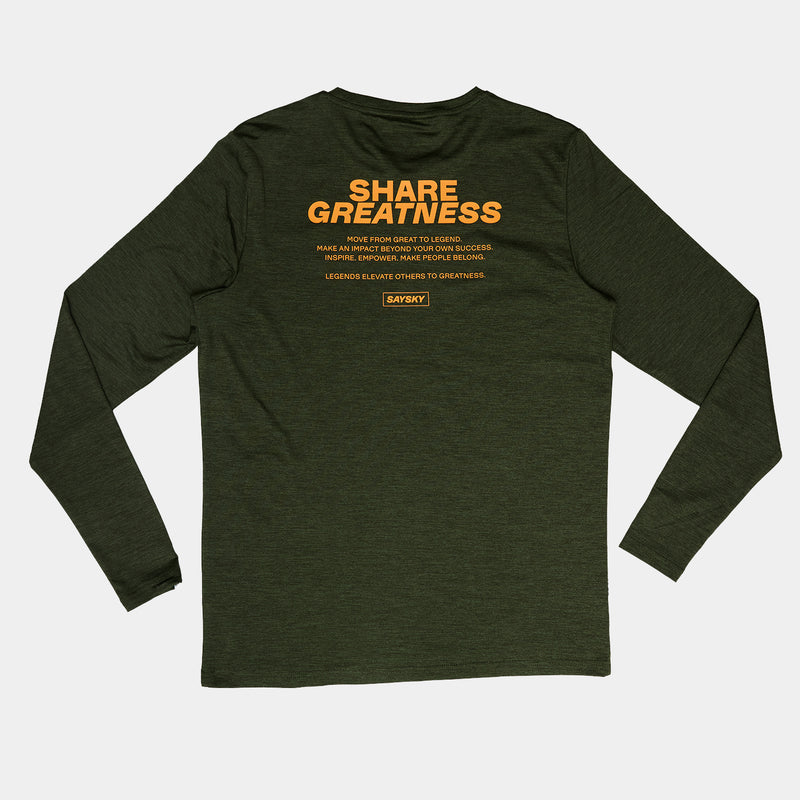 SAYSKY Statement Pace Long Sleeve LONG SLEEVES 3001 - GREEN