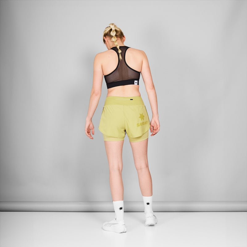 SAYSKY W 2 in 1 Pace Shorts 3" SHORTS 312 - GREEN