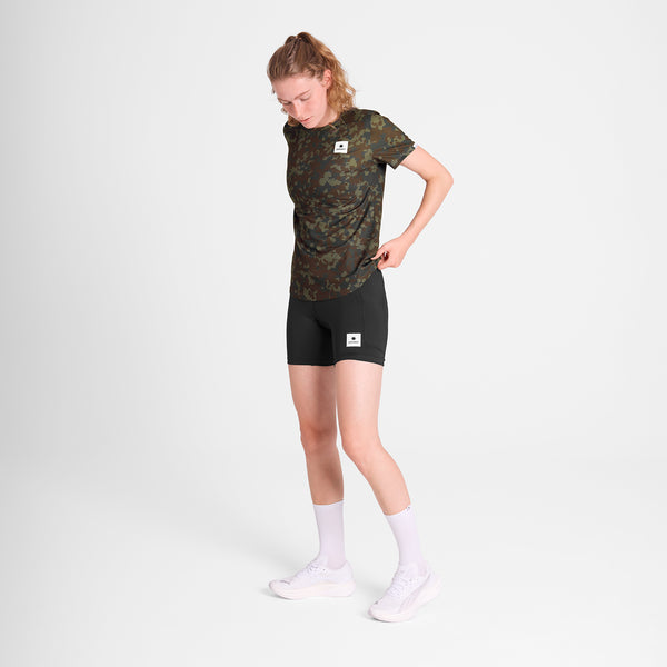 SAYSKY W Camo Combat T-Shirt T-SHIRTS 1048 - BROWN AOP