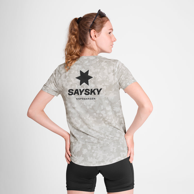 SAYSKY W Camo Combat T-Shirt T-SHIRTS 1049 - SAND AOP