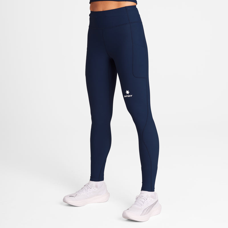 SAYSKY Combat+ Rib Long Tights TIGHTS 201 - BLUE
