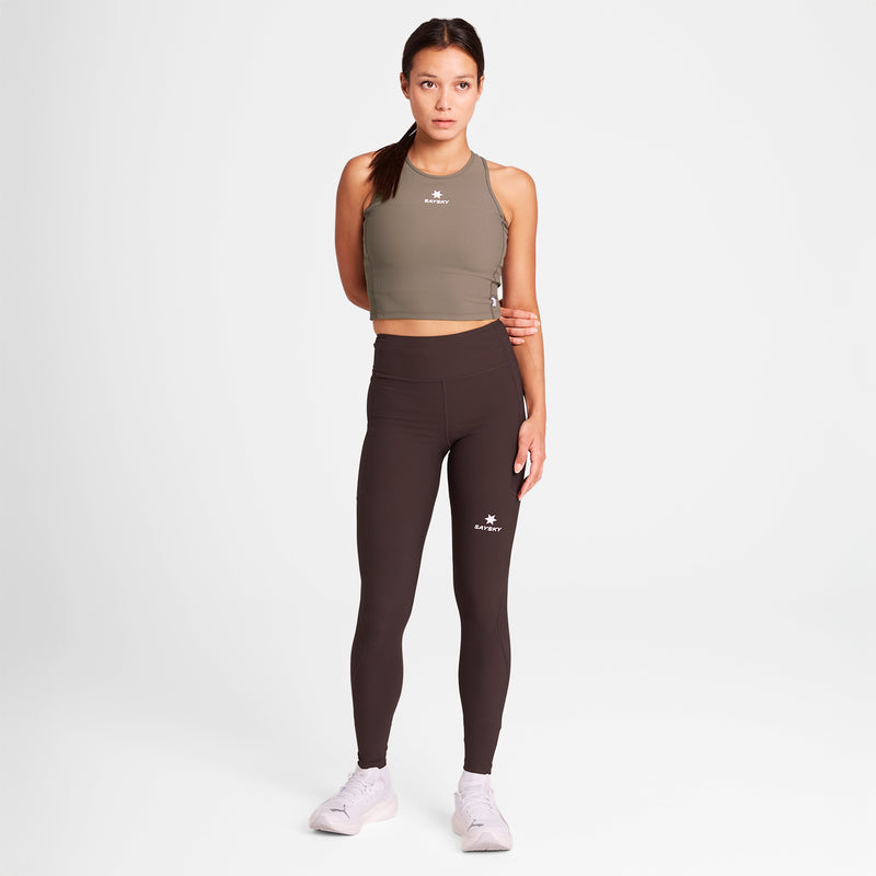 SAYSKY Combat+ Rib Long Tights TIGHTS 712 - COFFEE