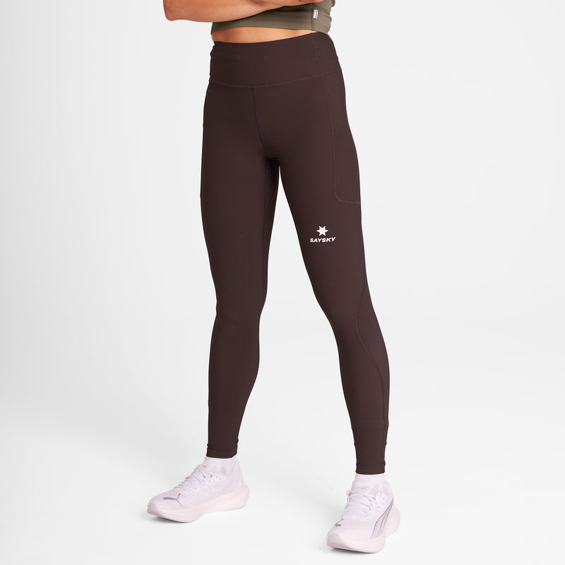 SAYSKY Combat+ Rib Long Tights TIGHTS 712 - COFFEE