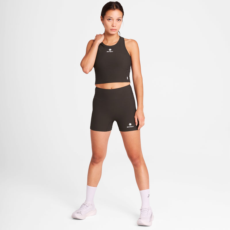 SAYSKY Combat+ Rib Short Tights 4'' TIGHTS 712 - COFFEE