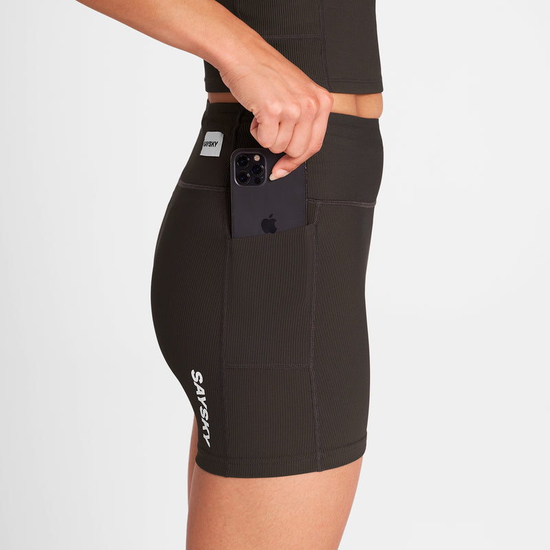 SAYSKY Combat+ Rib Short Tights 4'' TIGHTS 712 - COFFEE