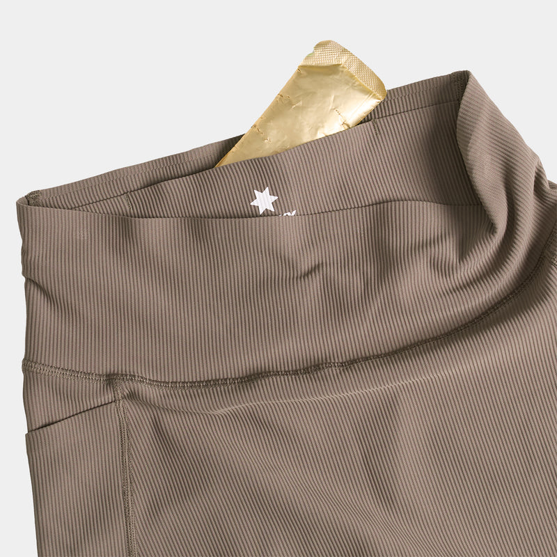 SAYSKY Combat+ Rib Short Tights 4'' TIGHTS 714 - TAUPE