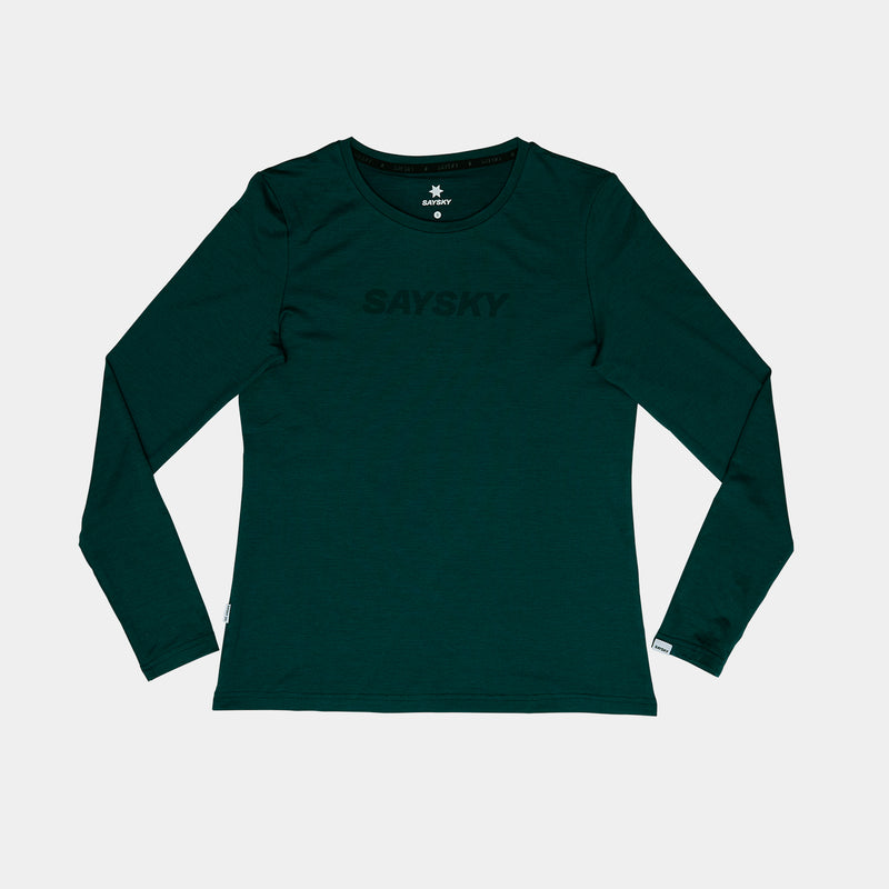 SAYSKY Logo Pace Long Sleeve LONG SLEEVES 3010 - GREEN
