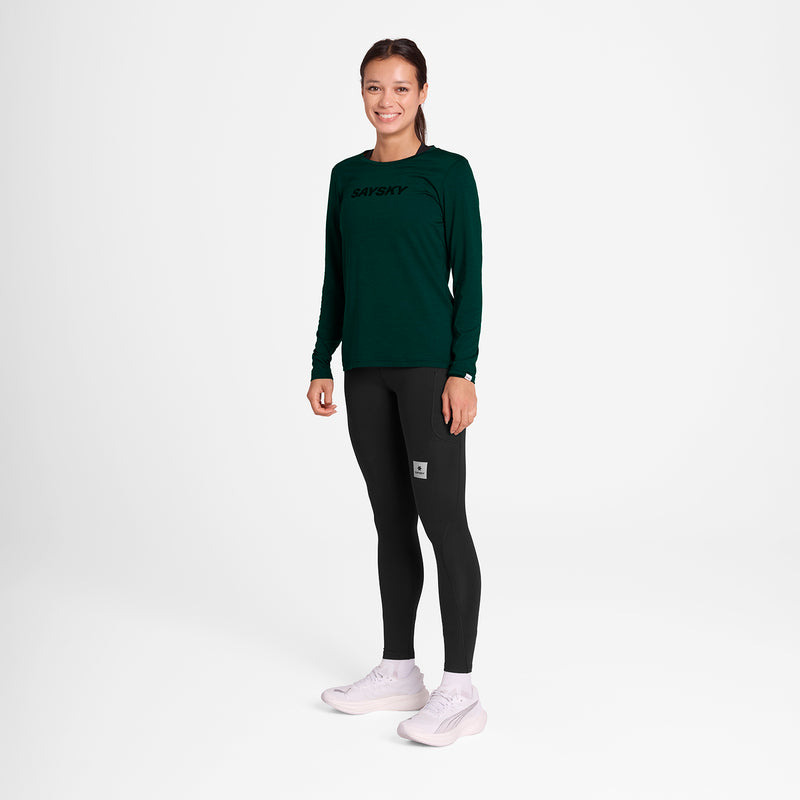SAYSKY Logo Pace Long Sleeve LONG SLEEVES 3010 - GREEN