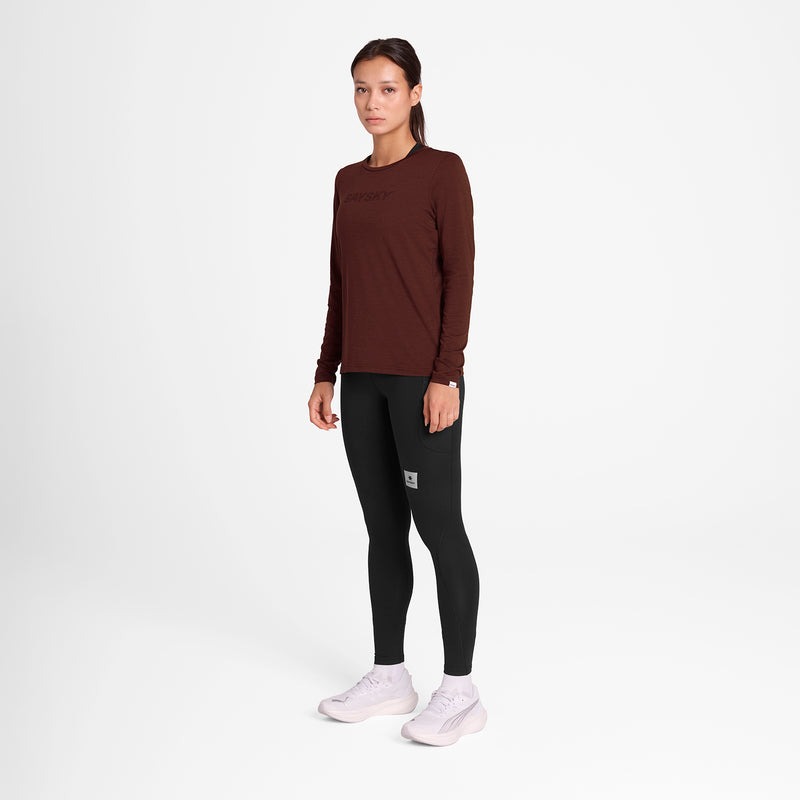 SAYSKY Logo Pace Long Sleeve LONG SLEEVES 5008 - RED